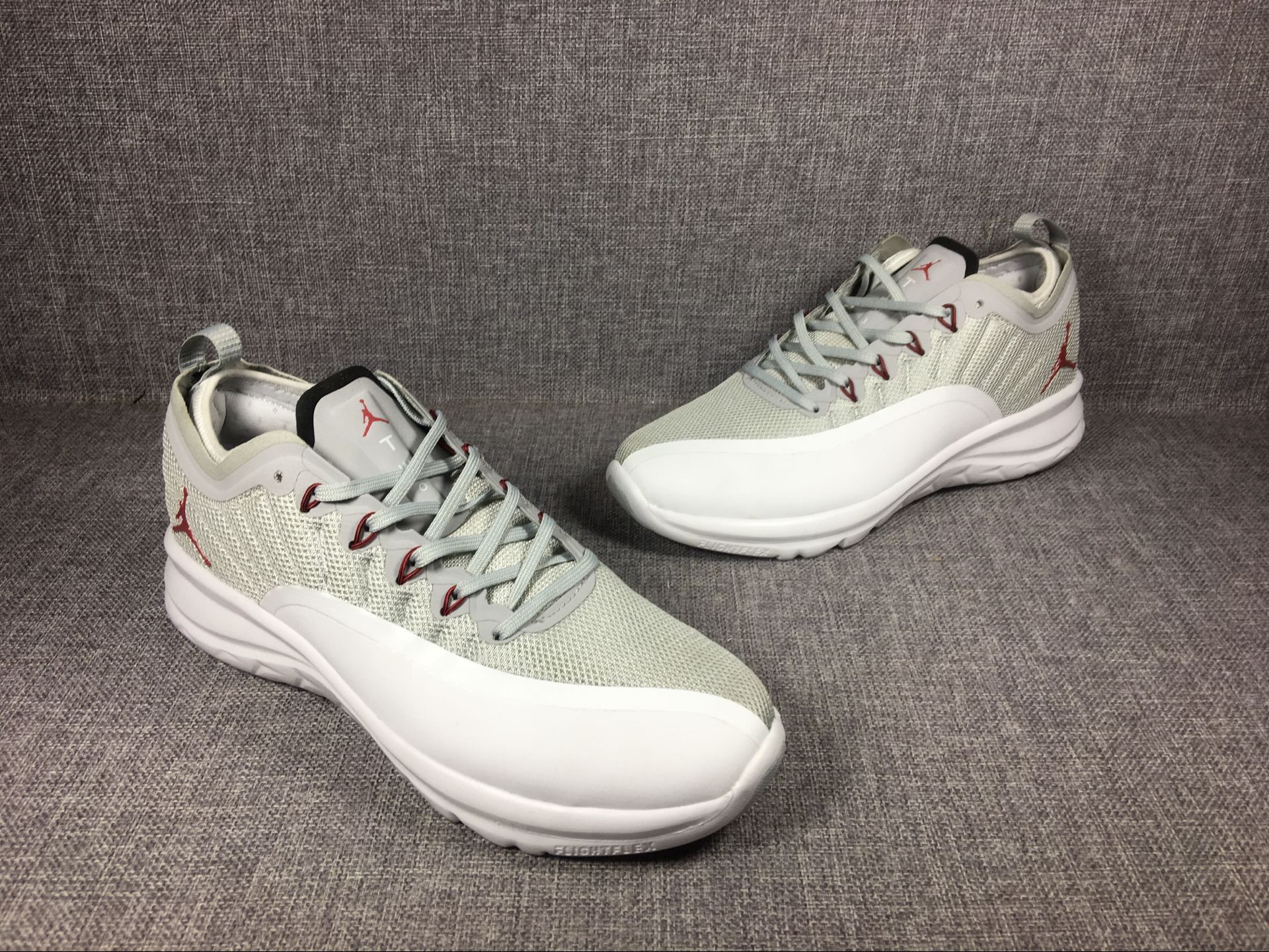 2018 Men Air Jordan 12.5 Low Wolf Grey White Shoes